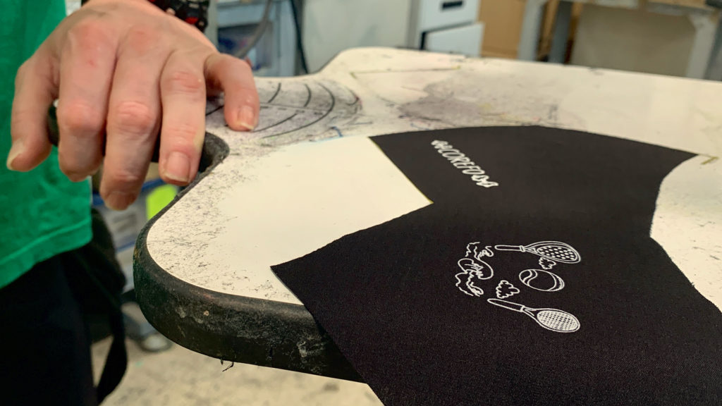 Estampació de teixit per mascaretes