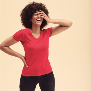 Samarreta Valueweight Dona coll de pic